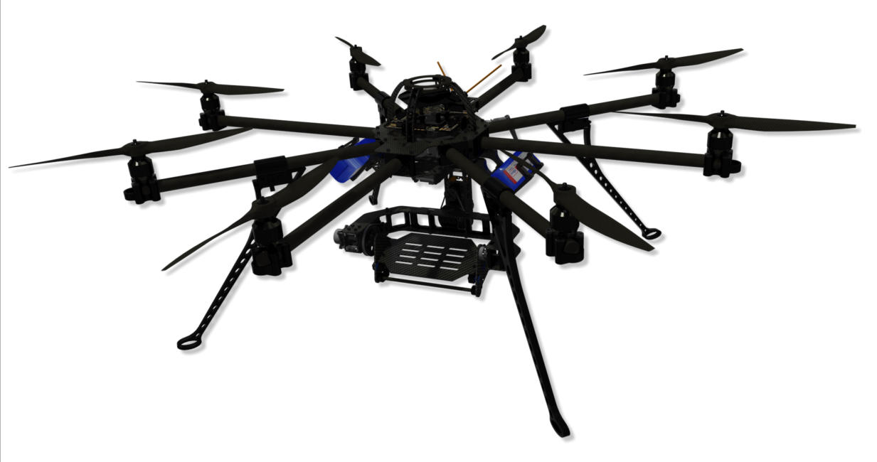 MOBILE OCTOCOPTER QTOX8 MOBILE