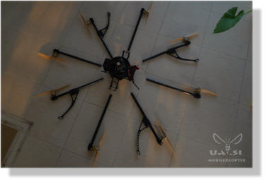 OCTOCOPTER QTOX8 DETACHABLE ENGINES